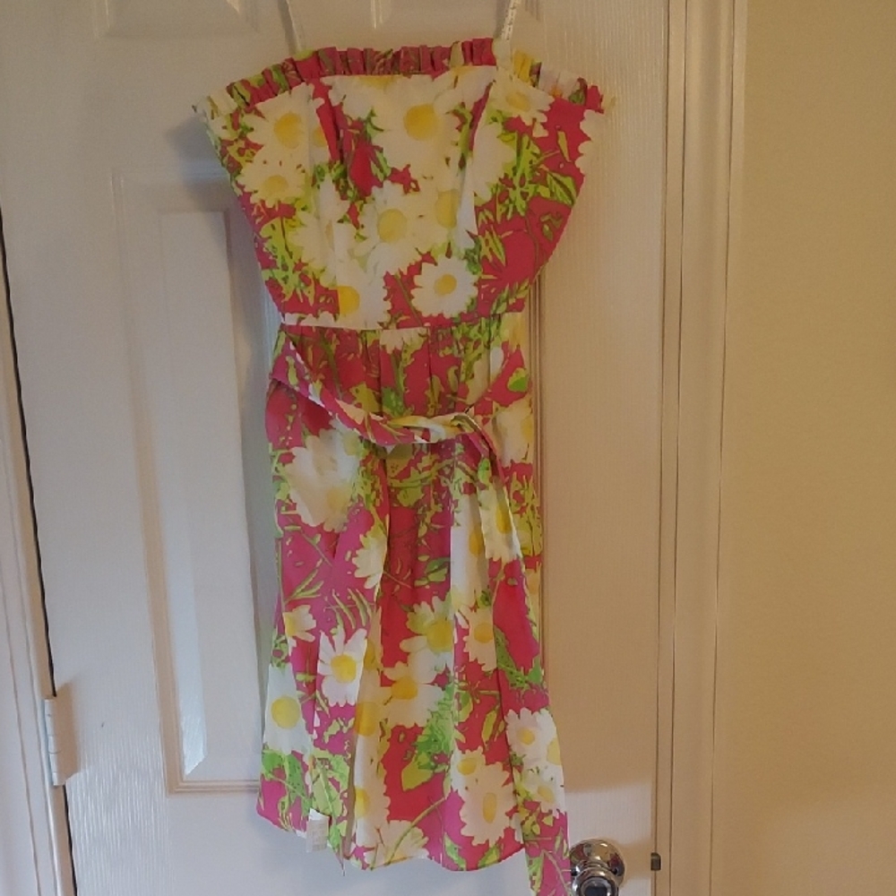 Vintage Lilly Pulitzer Strapless Dress